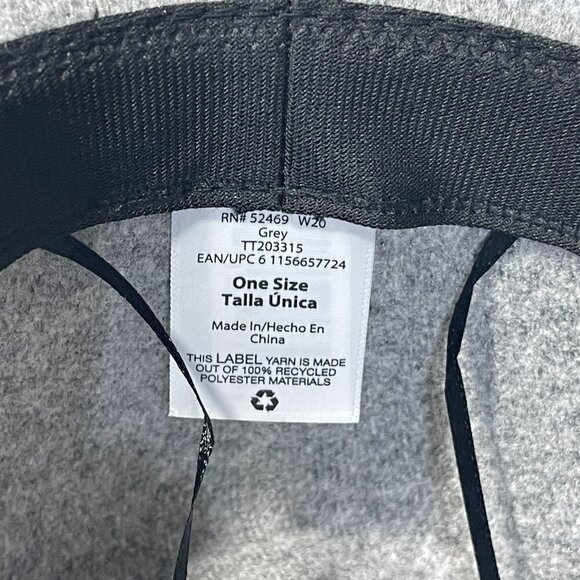 NWT Time and Tru Heather Gray Banded Fedora Hat One Size Adjustable - Picture 9 of 10